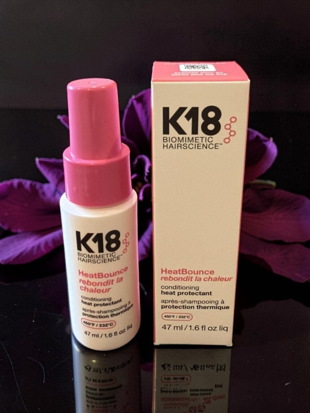 K18 HeatBounce Conditioning Heat Protectant Leave In Conditioner 1.6 oz